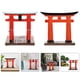thumbnail image 4 of 2 piezas de artesanías de puerta Torii japonesas, mini decoraciones de puerta Torii, mini adornos de puerta Torii para casa, 4 of 5