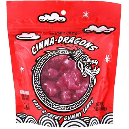 Pack of 3 - TJs Cinna-Dragons Gummy Candy 7 Oz