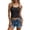 A-Black, variant on Women’s Tank Tops Sleeveless Halter Built in Bra Top Fitted Sports Bras Womens Athletic Tops