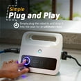 thumbnail image 6 of Dolphin Proteus DX4 Plus Automatic Robotic Pool Cleaner Ideal for Pools up to 33 FT, Wall & Sun-ledge Scrubbing, Top-Load Filter 99996290-DX4, 6 of 10