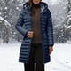 thumbnail image 1 of AUNVITO Women's Color Block Hooded Long Sleeve Casual Coat Relaxed Fit Street Style, 1 of 8