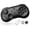 Black, variant on Wireless Fighting Game Controller for P4, Switch 2/1, PC, Mobile, Hall Effect Joystick, with 3 D-Pads Styles, Turbo, Macro Back Buttons, Vibration, Black