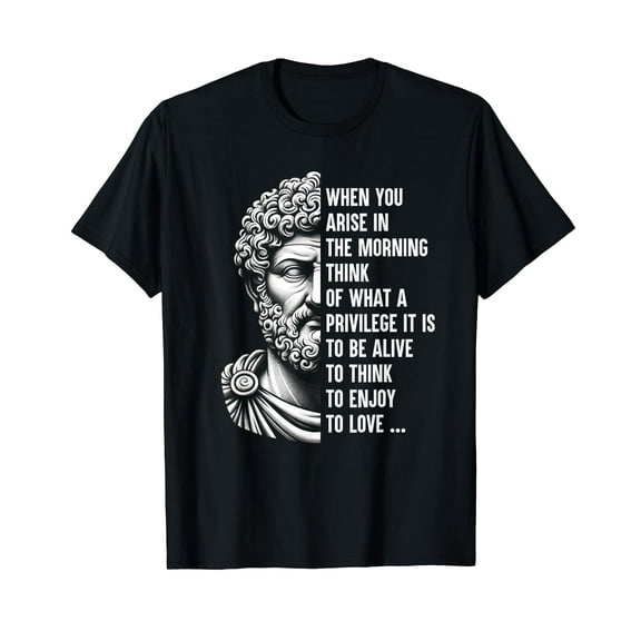 Stoic Philosopher Marcus Aurelius Shirt Motivational Quote T-Shirt