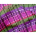 thumbnail image 4 of oneOone Silk Tabby Fabric Madras Check Print Sewing Fabric BTY 42 Inch Wide, 4 of 4