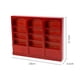 thumbnail image 4 of 1/12 casa de muñecas Mini estantería de madera roja modelo de muebles pequeños decoración de casa de muñecas Sywqhk libre de BPA, 4 of 8
