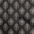 thumbnail image 1 of oneOone Viscose Chiffon Black Fabric Asian Block Sewing Material Print Fabric By The Yard 42 Inch Wide, 1 of 5
