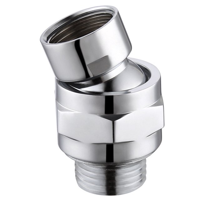 Injueey Adaptador de ducha ajustable, válvula desviadora de cabezal de ducha de acero inoxidable, separador de agua para baño, accesorios de baño, 1 Accesorios de baño 2 # Injueey HA002205-03