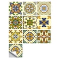 thumbnail image 2 of Azulejo de pared Vinilo Flor Etiqueta de pared Mural Calcomanía para azulejos Etiqueta autoadhesiva impermeable para azulejos, MZ-2-135, Grande Eigraketly HA002473-138, 2 of 6