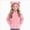 A12-Pink, variant on 6-7 Years Toddler Girls Hoodie Fuzzy Fleece with 3D Bear Ears