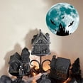 thumbnail image 2 of Adhesivo de pared redondo y luminoso con forma de luna para habitación infantil, ideal para Halloween. castillo de la luna, 2 of 8