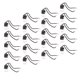 thumbnail image 1 of Colgante De Cristal Vacío De De Perfume 60pcs Para El Cuadrado Colgante De La Decoración Del Coche 20 piezas Soledad Botella de perfume Charm, 1 of 9
