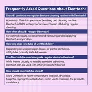 Denttach Seven Thermoplastic Denture Adhesive Up To 7-Day Hold Cushion Reliner, Zinc-Free, Waterproof, 0.71 oz, 1 Pack