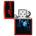 thumbnail image 4 of Zippo Poison Design Metallic Red Pocket Lighter, 4 of 6