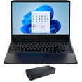 thumbnail image 1 of Lenovo Ideapad Gaming 3i-15 Gaming & Business Laptop (Intel i5-11300H 4-Core, 15.6" 120Hz Full HD (1920x1080), NVIDIA GTX 1650, 8GB RAM, 256GB  SATA SSD, Backlit KB, Win 11 Pro) with D6000 Dock, 1 of 7