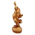 thumbnail image 2 of Ebros Feng Shui Hotei Dancing Buddha with Gold Ingot and Money Bag Statue 11" H, 2 of 5