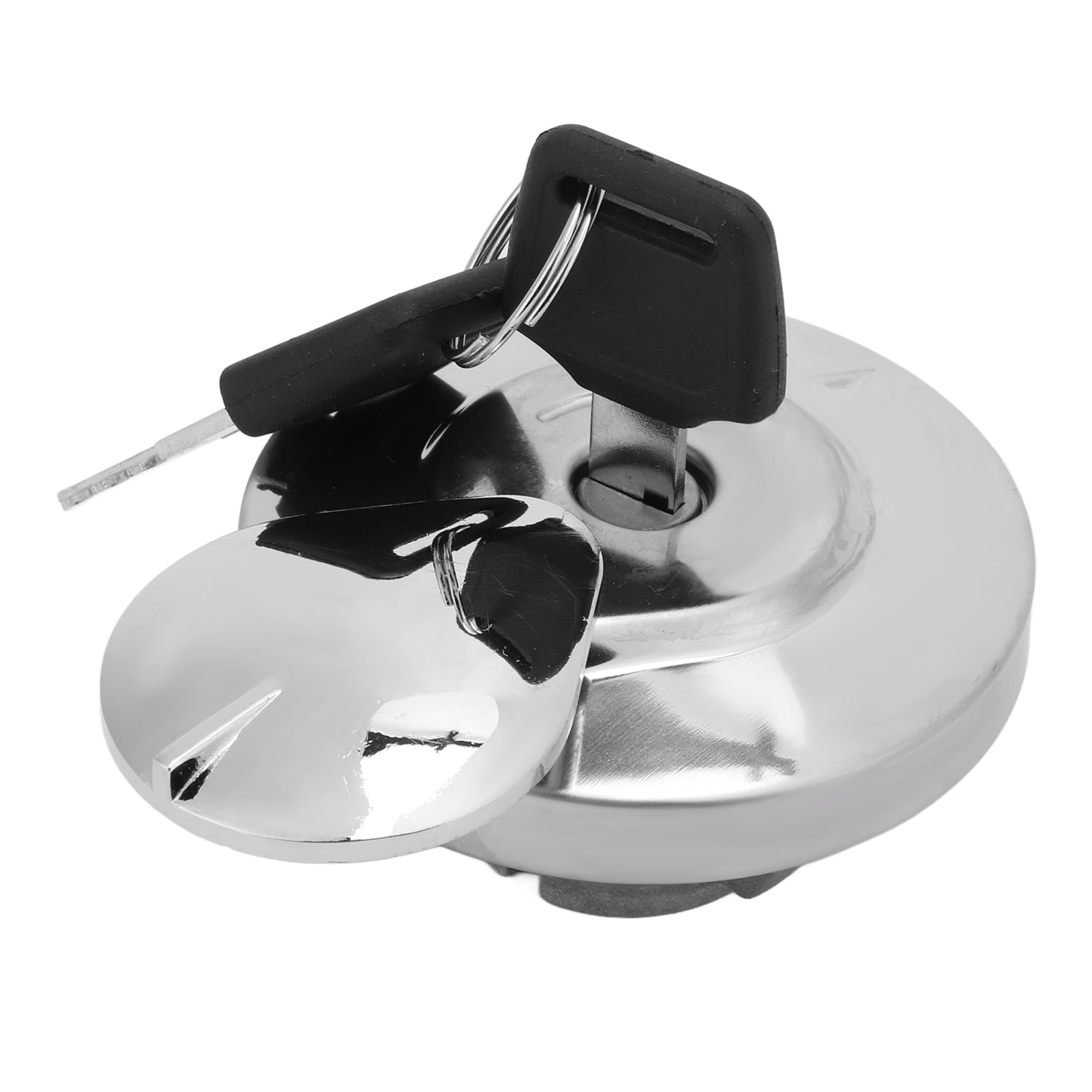 Fugacal Motorcycle Fuel Tank Lock Cap with 2 Keys Aluminium Alloy