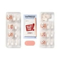 thumbnail image 3 of KISS imPRESS No Glue Needed Press On Nails, Design, Dress Code, White, Short Squoval, 24 Count, 3 of 7