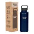 thumbnail image 4 of Healthy Human Stainless Steel Water Bottle | Double Walled Vacuum Insulated Water Thermos for Adults | Eco-Friendly Travel Bottles with Leak Proof Lid (Navy Blue, 32 oz/ 946 ML), 4 of 5