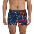 thumbnail image 4 of Wukai Tropical Flower Print Men’s Underwear Breathable Boxer Briefs,&nbsp;Moisture Wicking & Breathable-X-Large, 4 of 7