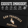 thumbnail image 3 of Football Embroidered Beanie Hat for Fan Gifts, Winter Beanie Cap Warm Knit Hats for Men Women, 3 of 6
