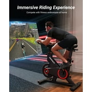 MERACH Exercise Bike with 350lbs Weight Capacity, Indoor Cycling Bicycle Auto Magnetic 16 levels Resistance for Home Cardio Workout