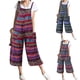 thumbnail image 4 of Jumpingount Monos de mujer Multicolor de una pieza tamaño bohemio tirantes sueltos transpirables sin mangas monos niñas Playsuit playa Vestidos Rojo SG Jumpingount AP011485-04, 4 of 6