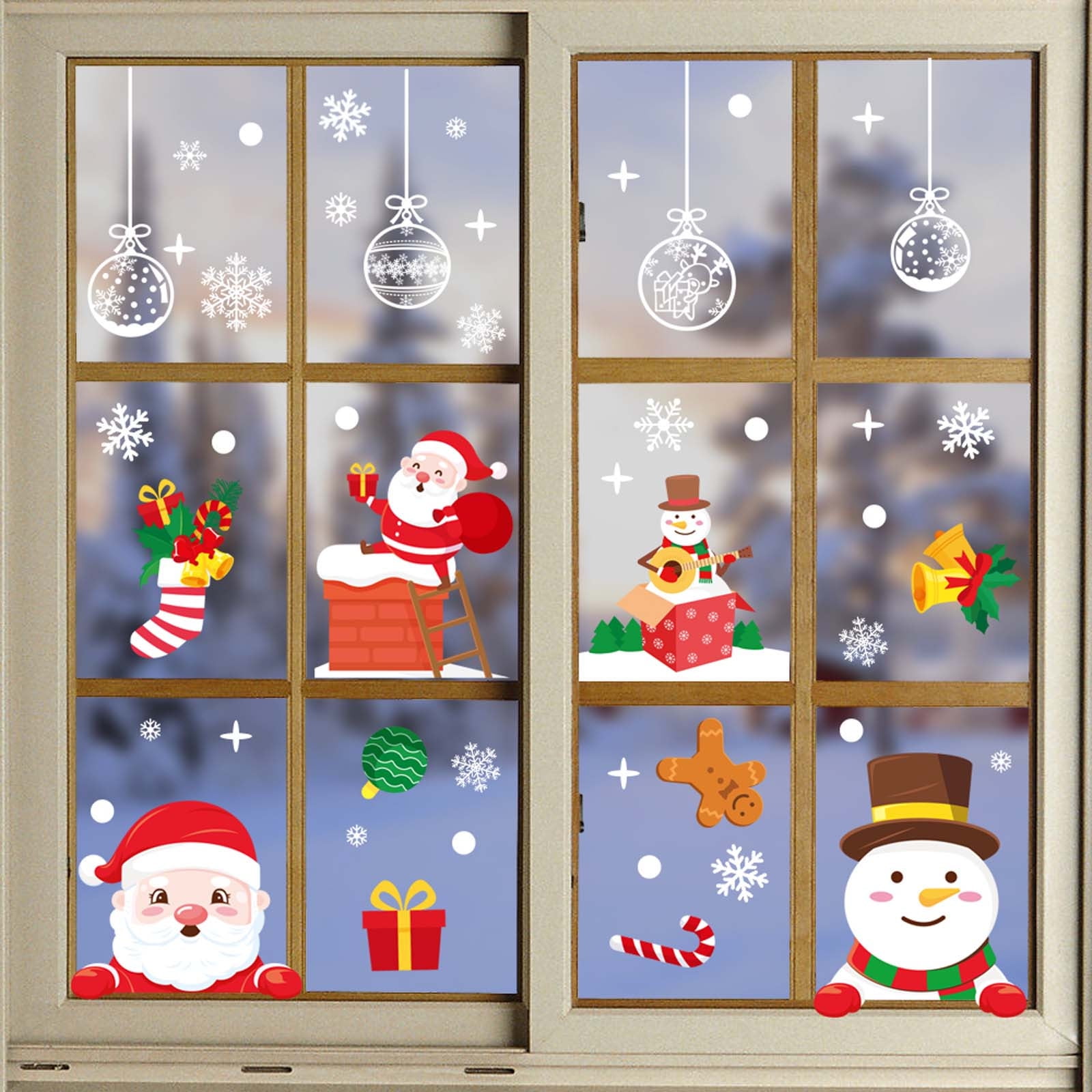 Snowman Car/Bike/Window/Wall/Laptop Vinyl Sticker christmas decoration xmas snow 