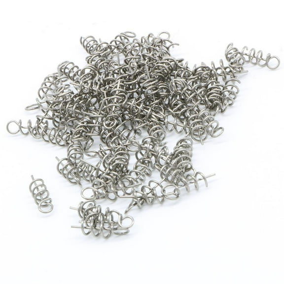 100pcs Twist Lock Fishing Hook Centering Pin for Soft Lure Bait Fishing To News T9Q3