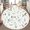 Color 4, variant on Washable Non Slip 4ft Round Rug, Serene Sunset Landscape Gentle Reflections Circle Area Rugs with Tassels Carpet for Nursery Bedroom Living Room Playroom Tent rug Tent Castle