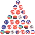 thumbnail image 4 of 100pcs Jewelry Making DIY Multiple National Flags Clay Slice Loose Beads, 4 of 8