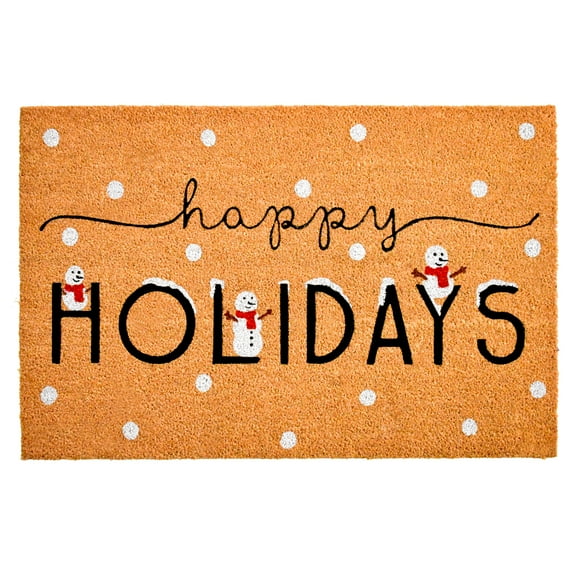 Calloway Mills 107331729 17 x 29 in. Holiday Joy Rectangular Doormat, Multi Color