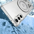 thumbnail image 7 of ELEHOLD for Samsung Galaxy S24 Plus Case,Magnetic Adjustable Ring Holder Kickstand Breathable Hole Slim Heat Radiation Frameless Shockproof Protective Case for Samsung Galaxy S24 Plus,Silver, 7 of 7