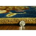 thumbnail image 2 of HomeRoots 8'x11' Navy Blue Hand Tufted Traditional Floral Indoor Area Rug - 375538, 2 of 5