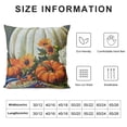 thumbnail image 5 of Nawypu  White Orange Pumpkin Fall Pillow Covers Sunflower Leaf Wood Decorative Couch Pillow Cases Autumn Thanksgiving Throw Pillows Home Decor for Room Porch Patio Couch Outdoor, 5 of 5
