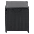 thumbnail image 5 of CorLiving Parksville Black Rattan Insulated Cooler Table, 5 of 7