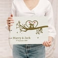 thumbnail image 1 of Darling Souvenir Personalized Engraved Laser Cut Wedding Guest Book Wooden Cover Sign-in Book Registry Guestbook Scrapbook-WT, 1 of 7