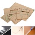 thumbnail image 4 of Wallet Acrylic Template, Accurate Cutting Distance 8pcs Transparent Acrylic Clear Stencil With Protective Layer For DIY Leather Crafts For Short Wallet, 4 of 8