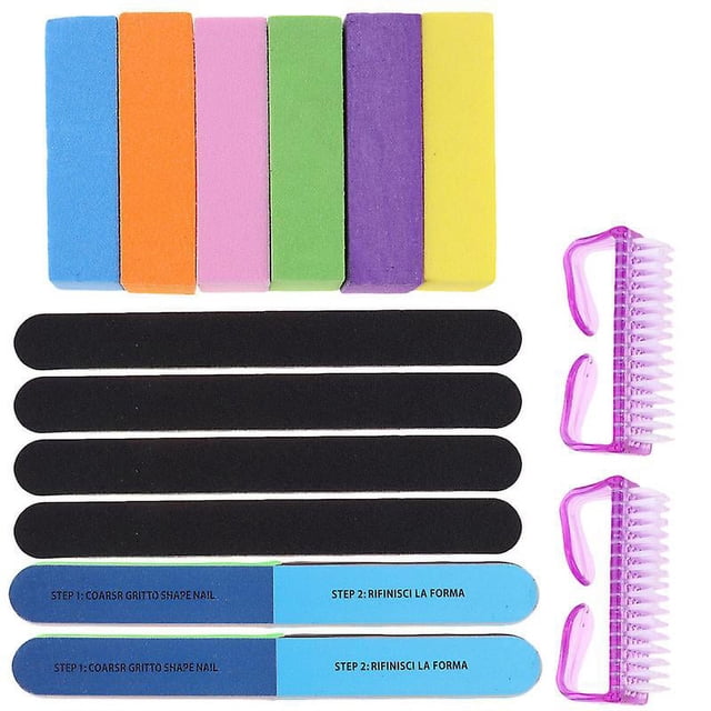 17 limas de uñas.