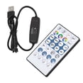 thumbnail image 4 of Télécommande à Lumière Led, Contrôleur de Bande Led Multifonctions Port USB Longue Durabilité Utilisation Sûre pour Bande Lumineuse 5V, 4 of 8
