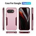 thumbnail image 5 of Case For Google Pixel 9A, Premium PC Protection Drop-Tested Anti-Scratch Tough Rugged Heavy Duty Dual Layer Military Grade Shockproof Back Case For Google Pixel 9A,
Pink+Rose, 5 of 7