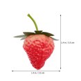 thumbnail image 4 of 15pcs Adorable Strawberry Decors Desktop Fake Fruit Strawberry Desktop Decors, 4 of 9