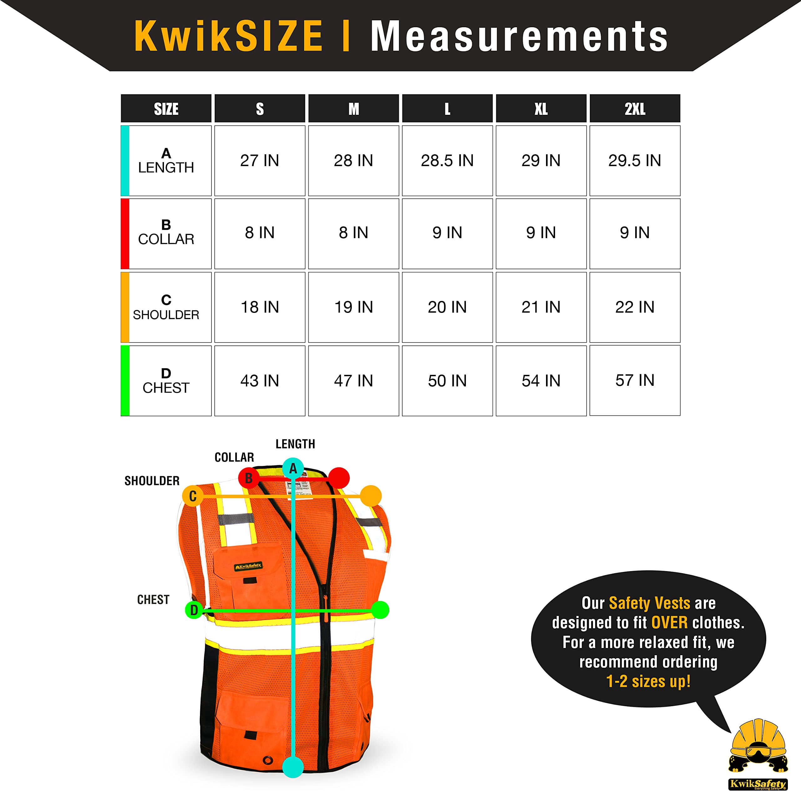 KwikSafety (Charlotte, NC) BIG KAHUNA (2 PACK) Safety Vest 11 Pockets ANSI Class 2 OSHA Reflective High Visibility Heavy Duty Surveyor Construction Mesh Hi Vis Zipper Men's Work Gear | Orange X-Large