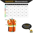 thumbnail image 6 of KwikSafety (Charlotte, NC) BIG KAHUNA (2 PACK) Safety Vest 11 Pockets ANSI Class 2 OSHA Reflective High Visibility Heavy Duty Surveyor Construction Mesh Hi Vis Zipper Men's Work Gear | Orange X-Large, 6 of 6