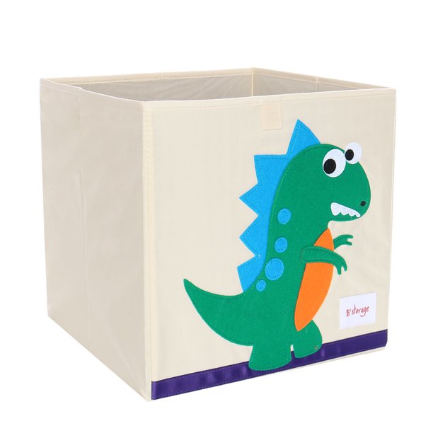 Foldable Cartoon Storage Bins Toy Box Cube Organizers Baskets Dark