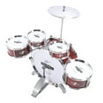 thumbnail image 1 of Jazz Drum Set, Early Learning Percussion Musical Instruments Exquisite Toddler Drum Set Educational  for Children, 1 of 7