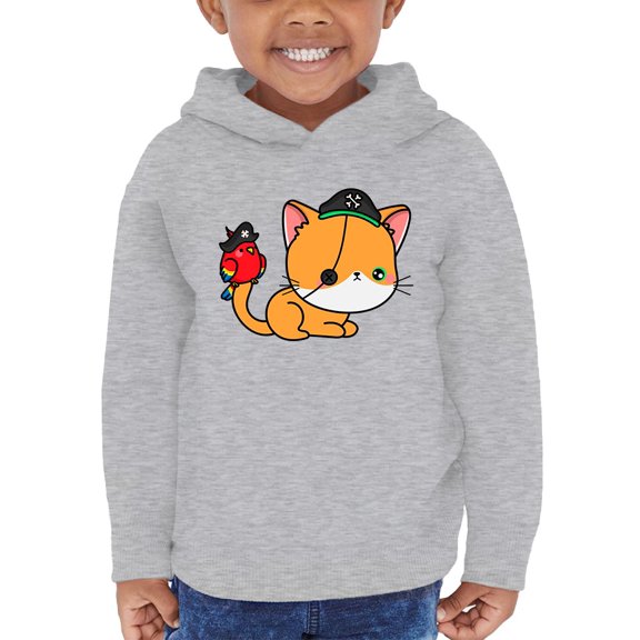 Cute Pumpkitty Pirate Costume Hoodie Toddler -Image by Shutterstock, 4 Toddler