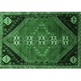 thumbnail image 1 of Ahgly Company Indoor Rectangle Persian Emerald Green Traditional Area Rugs, 8' x 10', 1 of 4