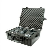 Pelican 1600 Shipping Box with Foam - Internal Dimensions: 21.43" Length x 16.50" Width x 7.87" Depth - External Dimensions: 24.3" Length x 19.4" Width x 8.7" Depth - Orange - For Multipurpose