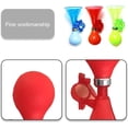thumbnail image 4 of 3 Pcs Bike Horn Kids Air Horn Clown Horn Hand Held Plastic Scooter Bicycle Bell for Cart Kids Boys Girls, 4 of 5