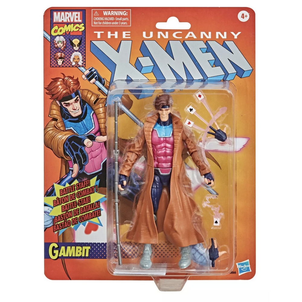 Marvel Comics The Uncanny X-Men Gambit Figure - Walmart.com - Walmart.com